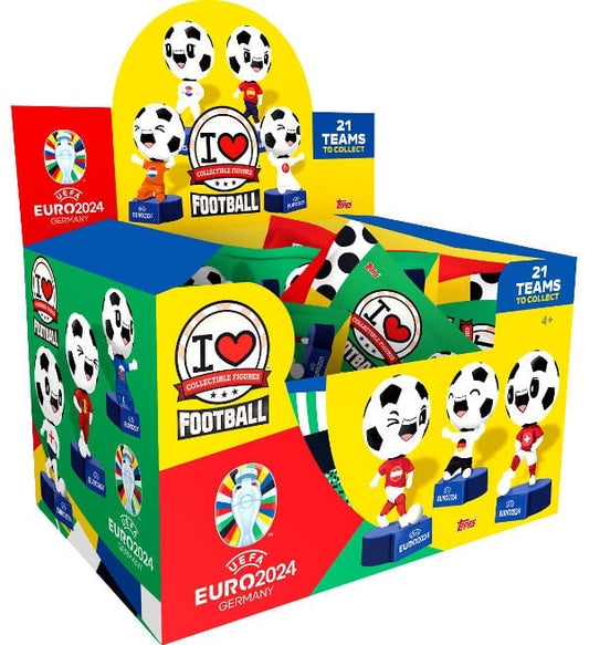 TOPPS I LOVE FOOTBALL - UEFA EURO - 2024 COLLECTIBLE FIGURES - BOOSTER PACK