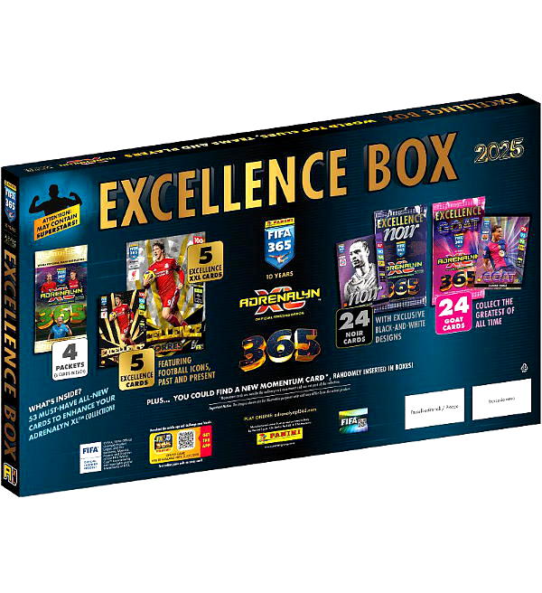 2025 PANINI ADRENALYN XL - FIFA 365 - EXCELLENCE BOX