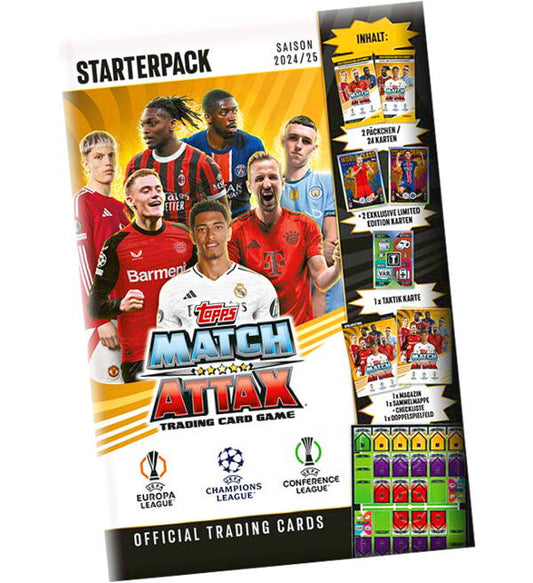 2024/25 TOPPS MATCH ATTAX - CHAMPIONS LEAGUE - STARTER PACK